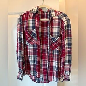 Express flannel size small